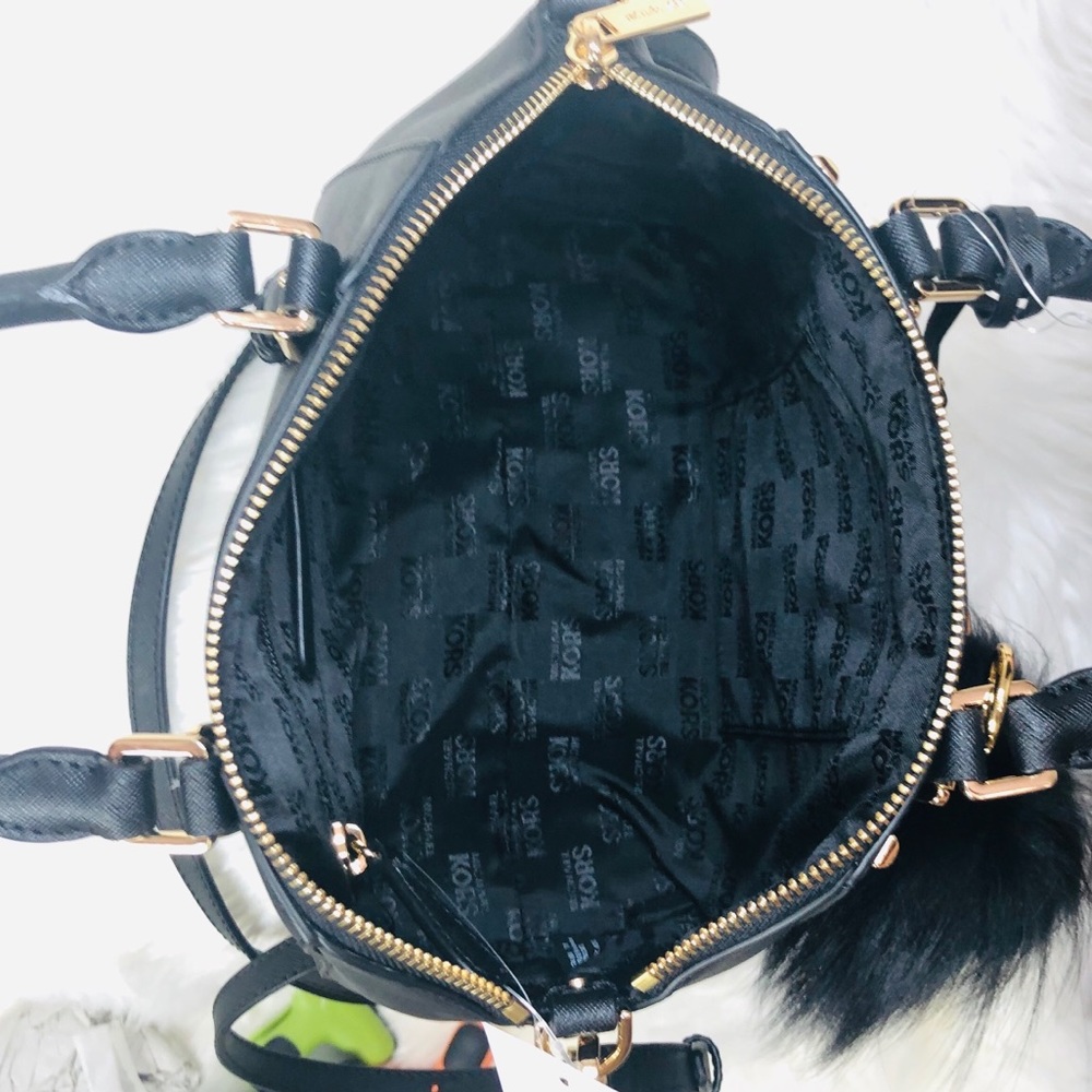 3PCS Michael Kors Ciara MD Stud Satchel Wallet Set - Picture 6 of 8